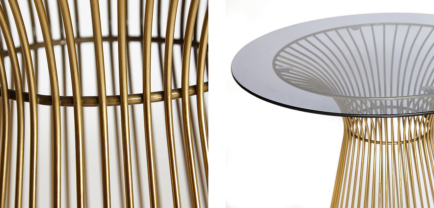 Обеденный стол Platner table gold Обеденный стол Platner table gold - Loft-Concept в Барнауле