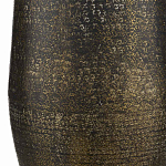 Торшер с фактурным массивным корпусом и тканевым цилиндрическим абажуром Textured Monolith варинант исполнения - 4 | Loft Concept в Барнауле