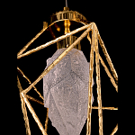 Подвесной светильник с плафоном в виде камня Embodiment варинант исполнения - 5 | Loft Concept в Барнауле