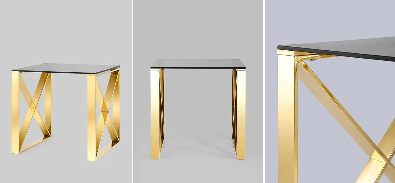 Стол приставной Lannes Collection Gold Стол приставной Lannes Collection Gold - Loft-Concept в Барнауле