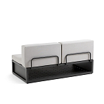 Садовый диван на каркасе из алюминия Petro варинант исполнения - 2 | Loft Concept в Барнауле