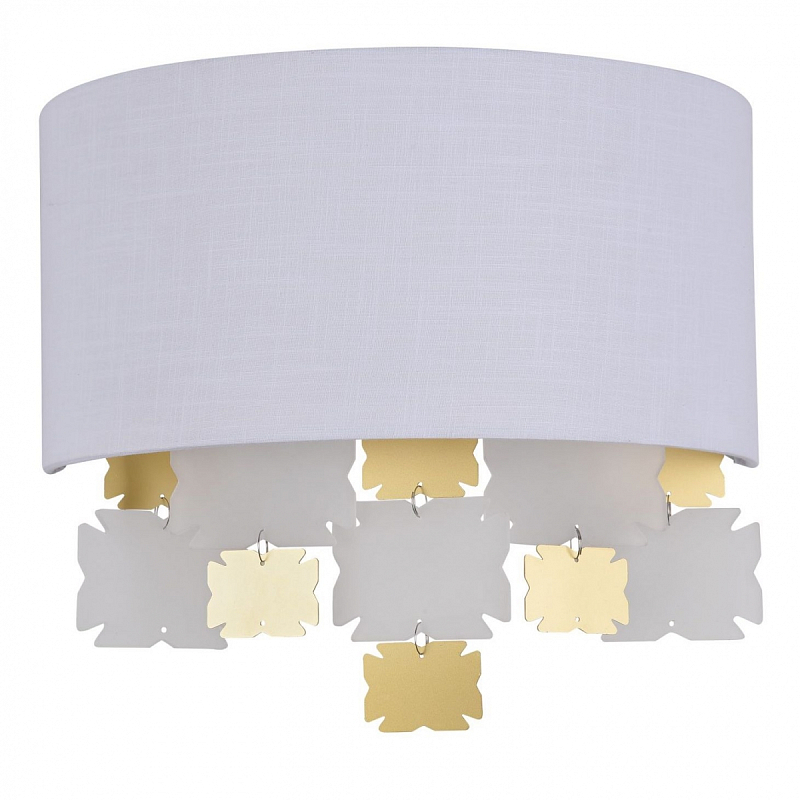 Бра Jacopo Mosaic Sconces Double Латунь Белый Бра Jacopo Mosaic Sconces Double Латунь Белый в Барнауле | Loft Concept