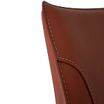 Стул коричневый из искуственной кожи на 4-х ножках Enigma Brown варинант исполнения - 4 | Loft Concept в Барнауле