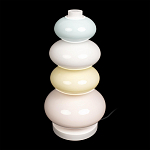 Настольная лампа из стеклянных сфер в пастельных тонах Высота 40 см Pastel Lunaria варинант исполнения - 3 | Loft Concept в Барнауле