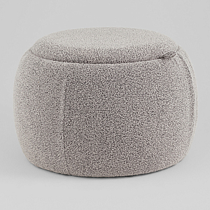 Пуф-трансформер Люкке с крышкой серый