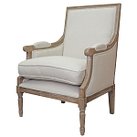 Кресло William Classical Armchair beige flax варинант исполнения - 3 | Loft Concept в Барнауле