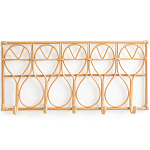 Настенная вешалка из ротанга Wila Wall Hanger L варинант исполнения - 3 | Loft Concept в Барнауле
