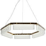 Светодиодная люстра с рельефным стеклом ICE GLASS 70 варинант исполнения - 1 | Loft Concept в Барнауле