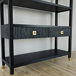 Стеллаж с двумя ящиками Elsa Dreams Black варинант исполнения - 2 | Loft Concept в Барнауле