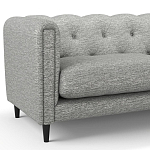 Мебельная ткань Шенилл серый цвет 138 см T4-34 варинант исполнения - 7 | Loft Concept в Барнауле