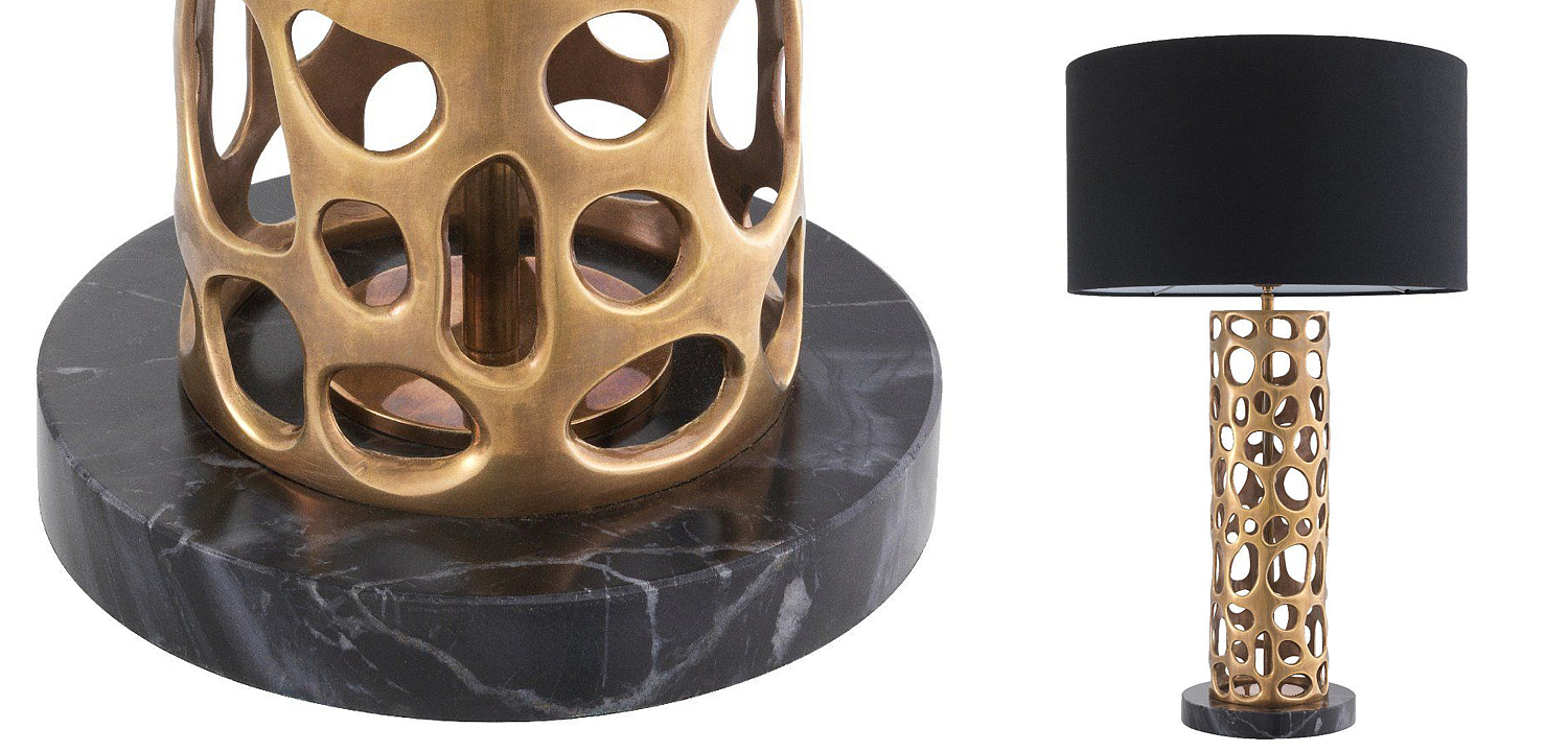 Настольная лампа Eichholtz Table Lamp Dix Brass Настольная лампа Eichholtz Table Lamp Dix Brass - Loft-Concept в Барнауле