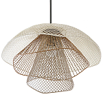 Подвесной светильник Beige Gold Mesh Lampshade Hanging Lamp варинант исполнения - 3 | Loft Concept в Барнауле