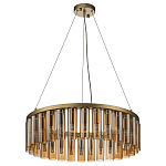 Люстра со стеклянными цилиндрическими плафонами Luminous Cylinders Amber Round варинант исполнения - 4 | Loft Concept в Барнауле