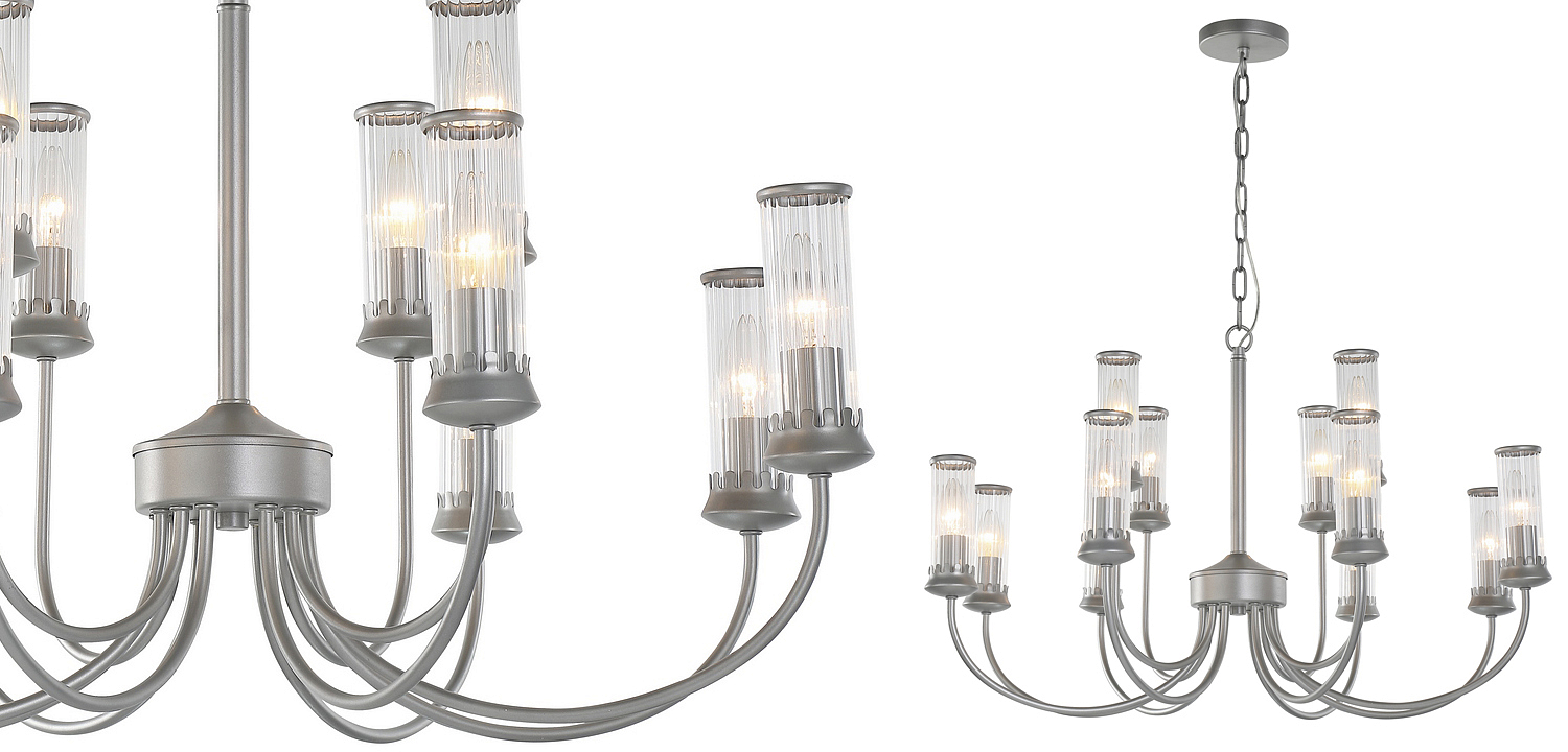Люстра Morgane Chandelier silver 78 Люстра Morgane Chandelier silver 78 - Loft-Concept в Барнауле