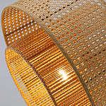 Подвесной светильник с абажуром из плтеного бамбука Light Inside the Cell варинант исполнения - 5 | Loft Concept в Барнауле