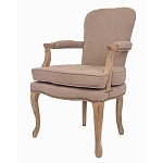 Кресло Aubrey Classical Armchair brown flax варинант исполнения - 3 | Loft Concept в Барнауле