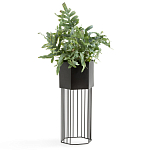 Кашпо Elevated Planters Сlive 59 черное  варинант исполнения - 2 | Loft Concept в Барнауле