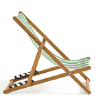 Шезлонг из акации и ткани Argentina варинант исполнения - 6 | Loft Concept в Барнауле