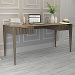 Рабочий стол коричневый с 2-мя ящиками Harper Line варинант исполнения - 2 | Loft Concept в Барнауле