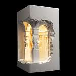 Встраиваемый в стену гипсовый светильник под покраску с колоннами и арками в античном стиле Antiquity Athena варинант исполнения - 5 | Loft Concept в Барнауле