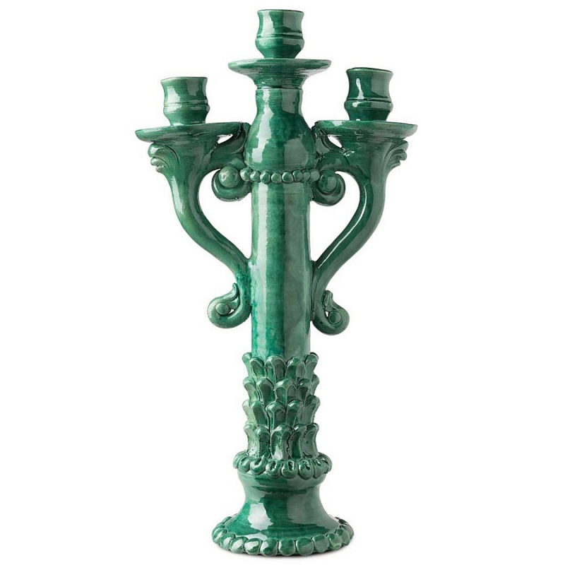 Подсвечник Candleholder Heart X3 Зеленый Подсвечник Candleholder Heart X3 Зеленый в Барнауле | Loft Concept