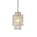 Подвесной светильник с декором из натуральной морской ракушки Iridescent Light варинант исполнения - 1 | Loft Concept в Барнауле