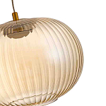 Подвесной светильник с янтарным рифленым стеклянным плафоном Ferm Living варинант исполнения - 6 | Loft Concept в Барнауле