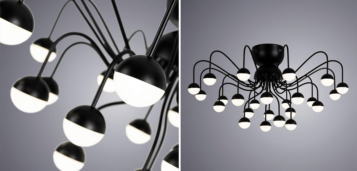 Потолочная люстра Vilelme Chandelier black Потолочная люстра Vilelme Chandelier black - Loft-Concept в Барнауле