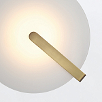 Потолочный светильник в форме плоского диска из белого матового стекла Eurofase варинант исполнения - 4 | Loft Concept в Барнауле