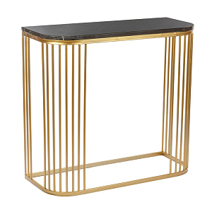 Консоль Side Table Marble rectangular чёрный мрамор