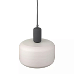 Подвесной светильник с круглым бежевым плафоном Quentin варинант исполнения - 3 | Loft Concept в Барнауле