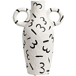 Декоративная ваза White Doodle Vase M варинант исполнения - 1 | Loft Concept в Барнауле