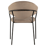 Коричневый стул с обивкой из искусственной замши Alexis варинант исполнения - 4 | Loft Concept в Барнауле