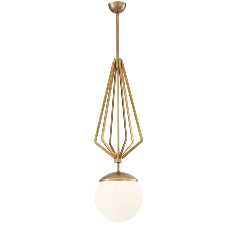 Люстра Chandelier Gigolo Латунь Античная полированная Белый Люстра Chandelier Gigolo Латунь Античная полированная Белый в Барнауле | Loft Concept