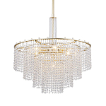 Люстра многоярусная с каскадами кристаллов Crystal Rains варинант исполнения - 1 | Loft Concept в Барнауле