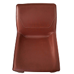Стул коричневый из искуственной кожи на 4-х ножках Enigma Brown варинант исполнения - 3 | Loft Concept в Барнауле
