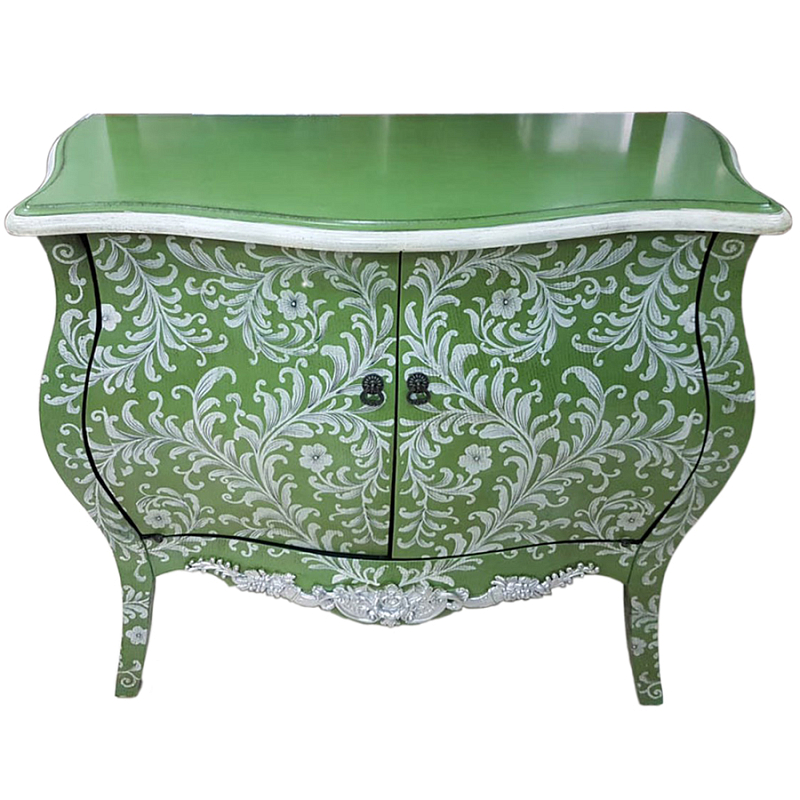 Комод White and Green Lace Зеленый Белый Комод White and Green Lace Зеленый Белый в Барнауле | Loft Concept
