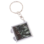 Зеркало брелок складное двухстороннее из натурального камня Серафинит Stone Mirrors варинант исполнения - 5 | Loft Concept в Барнауле