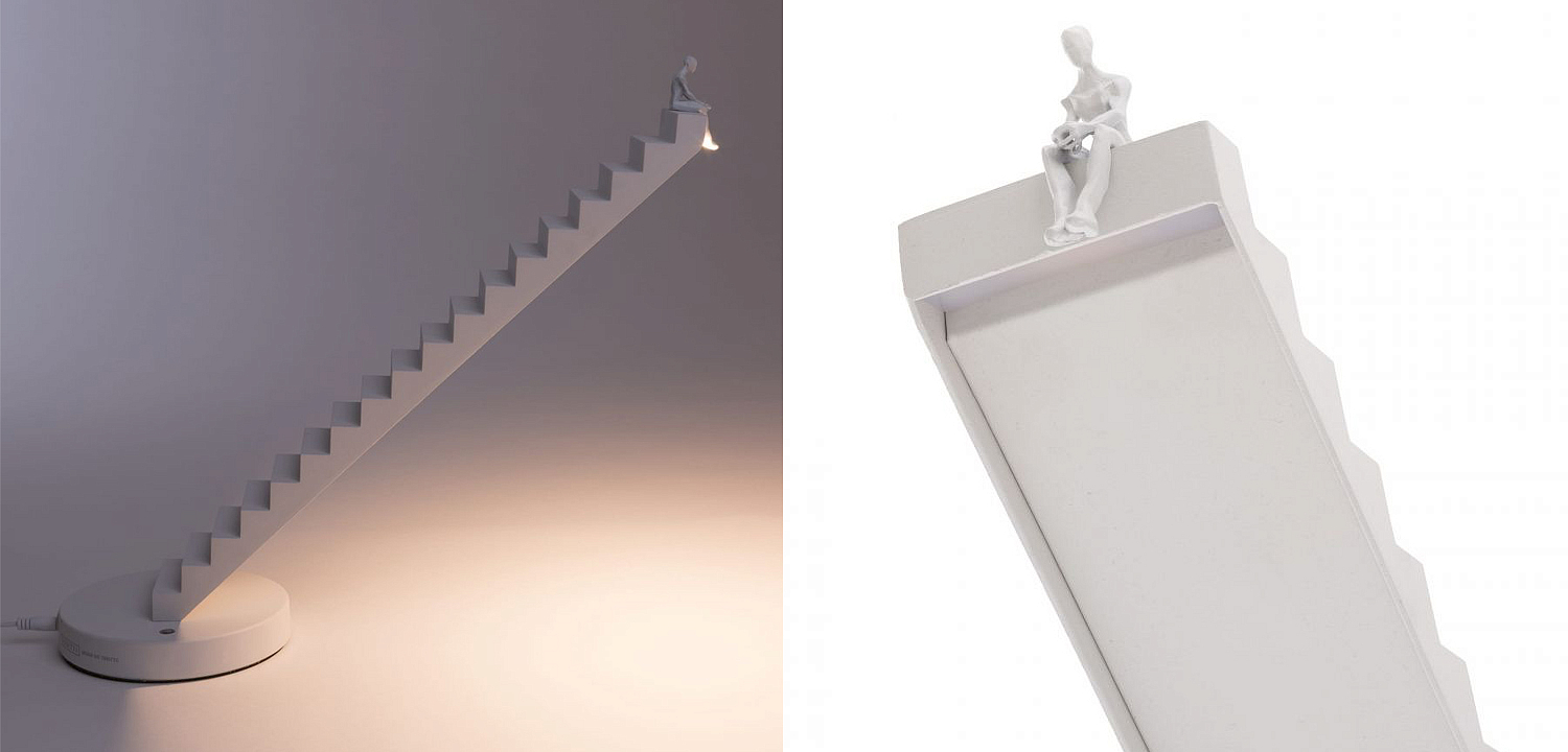 Настольная лампа Seletti Verso Lamp White Настольная лампа Seletti Verso Lamp White - Loft-Concept в Барнауле
