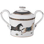 Чайный сервиз из фарфора с изображением лошадей на 6 персон 15 предметов Porcelain Horse Set  варинант исполнения - 3 | Loft Concept в Барнауле