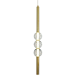 Подвесной светильник Celestin Spheres Brass Trio Hanging Lamp варинант исполнения - 1 | Loft Concept в Барнауле