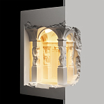 Встраиваемый в стену гипсовый светильник под покраску с колоннами и арками в античном стиле Antiquity Athena варинант исполнения - 1 | Loft Concept в Барнауле