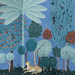 Мебельная ткань Oasis Blue Велюр  варинант исполнения - 1 | Loft Concept в Барнауле