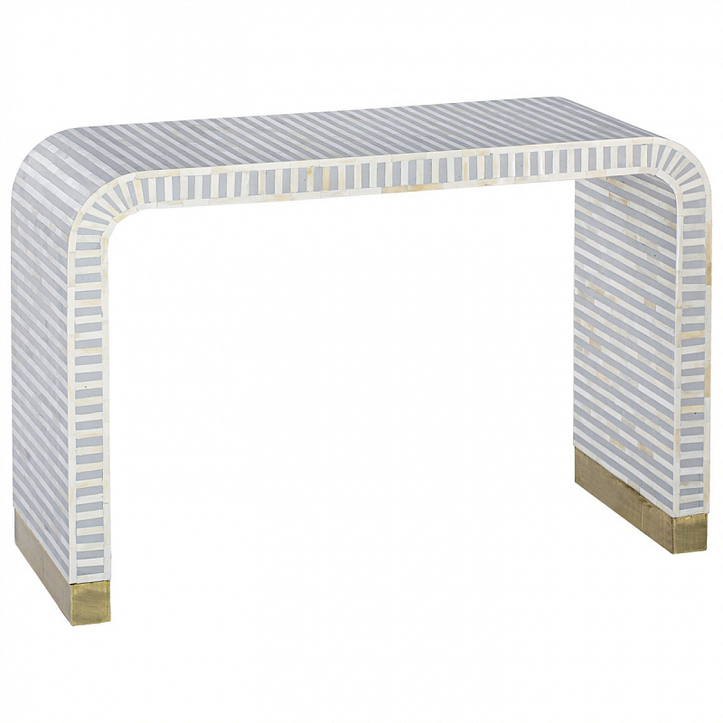 Beacon Console Table - Grey Серый Белый Beacon Console Table - Grey Серый Белый в Барнауле | Loft Concept