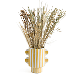 Ваза из фаянса Brighter than the Stars жёлтая полоска варинант исполнения - 3 | Loft Concept в Барнауле