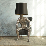Лампа MALE MANNEQUIN LAMP с абажуром варинант исполнения - 3 | Loft Concept в Барнауле