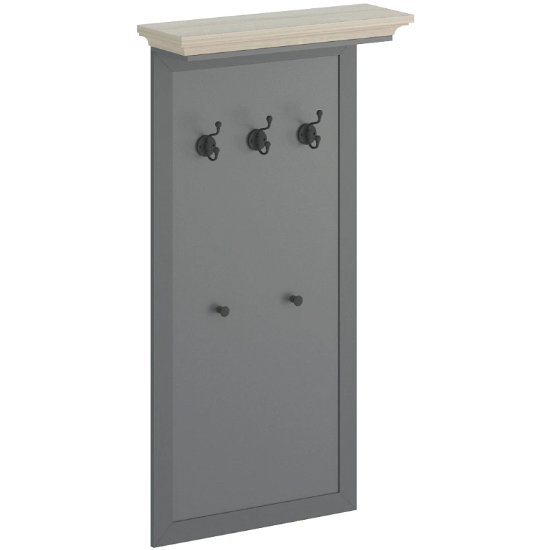 Вешалка Percent Grey Hanger Серый Бежевый Черный Вешалка Percent Grey Hanger Серый Бежевый Черный в Барнауле | Loft Concept