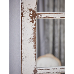 Зеркало-окно с эффектом старения в венецианском стиле Venetian White Mirror варинант исполнения - 7 | Loft Concept в Барнауле