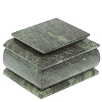 Шкатулка с зеркалом из натурального камня змеевик Stone Casket варинант исполнения - 2 | Loft Concept в Барнауле