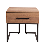 Тумба прикроватная с ящиком в стиле лофт Urban Style Space варинант исполнения - 3 | Loft Concept в Барнауле